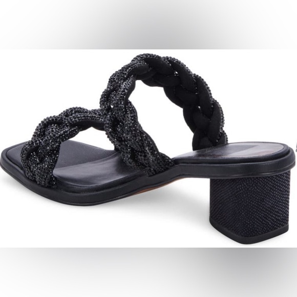 NIB DOLCE VITA RONIN RHINESTONE SLIDE SANDAL - Picture 2 of 7